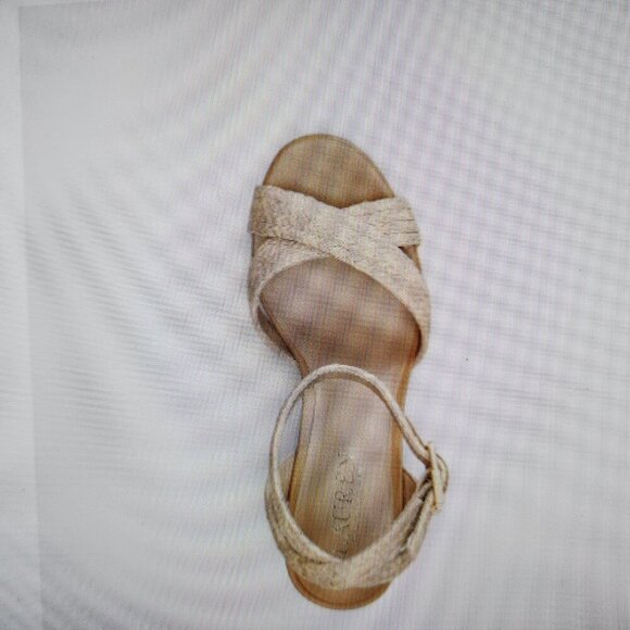 Ralph Lauren "Sasha" Raffia Platform Sandals. NIB. Size Various - Picture 4 of 13